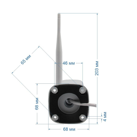 Видеокамера ST-VX2673 POE 4G LIGHT 2Мп (объектив 2,8mm) (версия 3)